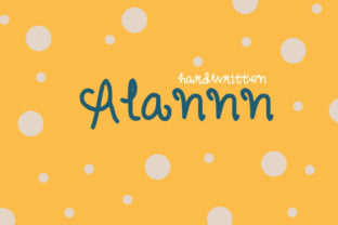 Alannn: A Playful Script Handwritten Font for Creative Brands