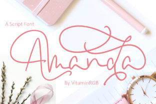 Amanda Script: A Luxurious Handwritten Font for Elegant Branding