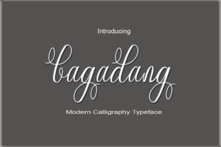 Bagadang: Stylish Calligraphy Font for Elegant Digital Branding