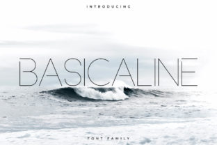 Basicaline: A Modern Sans Serif Typeface for Editorial Design
