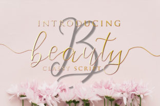 Beauty Flowers: A Script Handwritten Font for Elegant Editorial Design