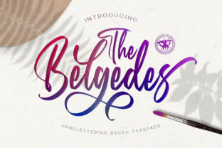 Belgedes: The Elegant Brush Script Font for Modern Brands