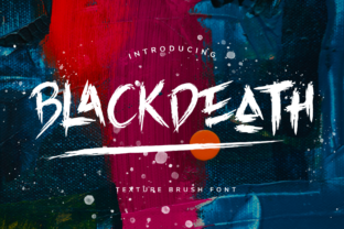 Blackdeath: The Street-Wise Brush Font for Bold Digital Branding