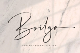 Boilgo: The Script Handwritten Font for Modern Brand Identity