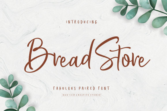 Bread Store: The Fun Script Handwritten Font for Scroll-Stopping Social Graphics