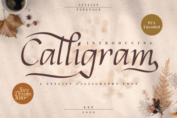 Calligram: A Stylish Script Handwritten Font for Editorial Design