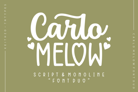 Carlo Melow Duo: A Script Handwritten Font for Polished Branding