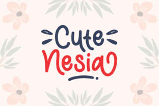 Cute Nesia: The Bold Handwritten Font for Standout Web Design