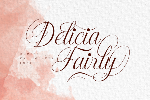 Delicia Fairly: The Sweet Script Font for Bold Brand Visuals