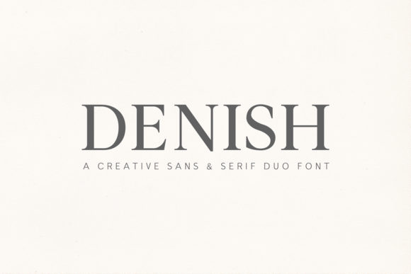 Denish Typeface: A Sophisticated Font Duo for Modern Branding