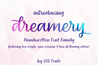 Dreamery Family: A Script Handwritten Typeface for Modern Web Design