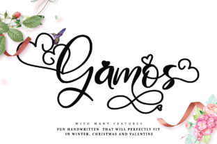 Gamos Script Handwritten Font Review for Wedding Branding