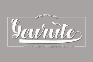Geurute: A Script Handwritten Typeface for Elegant Web Design