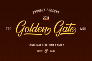 Golden Gate Duo: A Handwritten Font Duo for Modern Branding