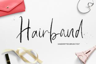 Hairband Typeface for Editorial Design and Branding
