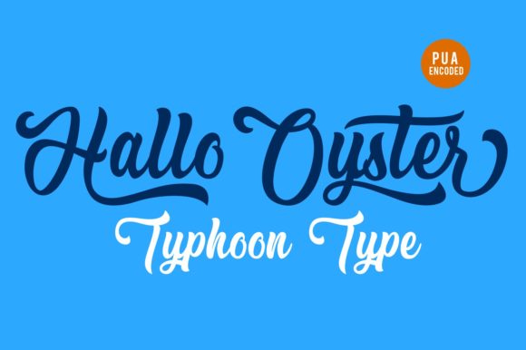 Hallo Oyster: Bold Script Handwritten Fonts for Modern Web Design