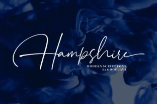 Hampshire Script Font for Modern Brand Identity