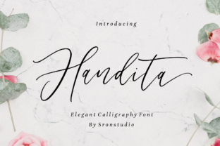 Handita: A Contemporary Script Handwritten Font for Modern Campaigns