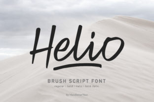 Helio: The Bold Handwritten Font for High-Impact Campaigns