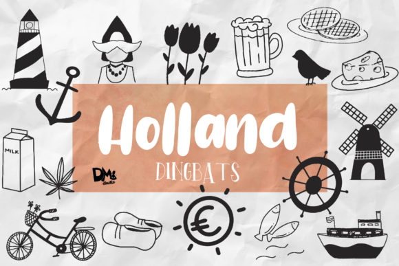 Holland Dingbats: A Playful Typeface for Editorial Design