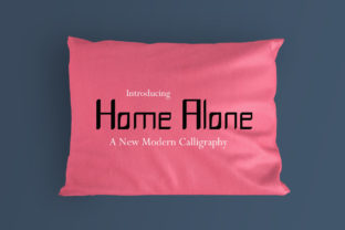 Home Alone: A Modern Calligraphy Serif Font for Boutique Branding