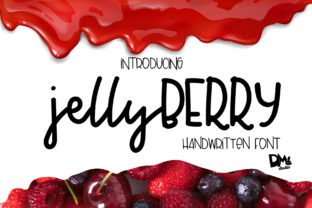 Jelly Berry Typeface: A Fun Script Handwritten Font for Creative Makers