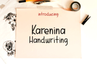 Karenina Handwriting: A Natural Script Font for Editorial Design