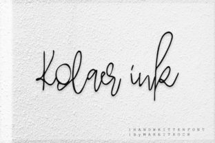 Kolaer Ink: The Handwritten Script for Elegant Web Design