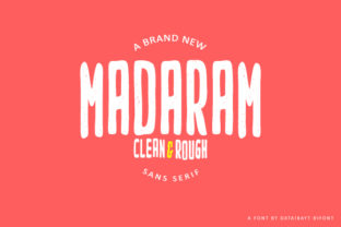 Madaram Typeface: Modern Sans Serif Fonts for Editorial Design