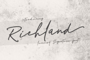 Richland Script Handwritten Font Review for Elegant Branding