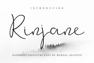 Rinjane Font Download: A Stunning Script Handwritten Review