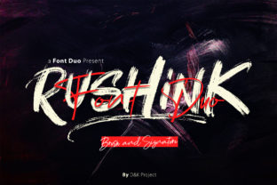 Rushink Duo: A Bold Blackletter Font Experience
