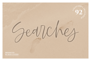 Searches: A Bold Script Handwritten Font for Editorial Design