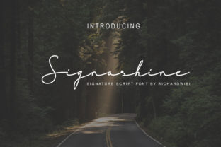 Signashine: The Elegant Hand Drawn Typeface for Boutique Branding