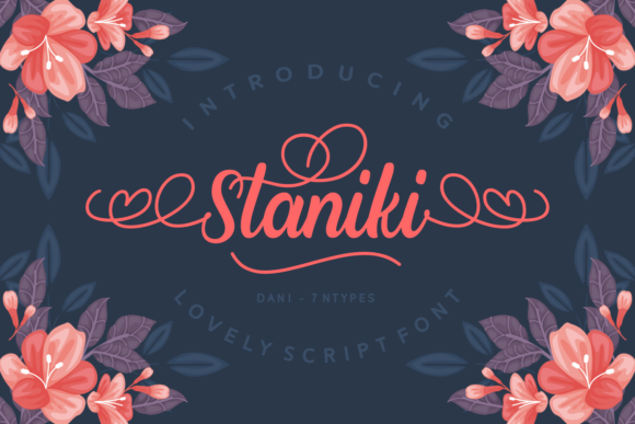Staniki Script Font for Elegant Web Design