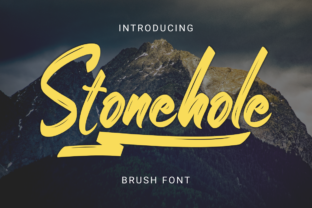 Stonehole: A Textured Hand-Lettering Font for Stand-Out Web Design
