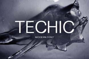 Techic: A Modern Sans Serif Typeface for Digital Branding