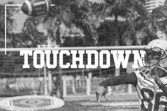 Touchdown Typeface: A Dynamic Slab Serif for High-Impact Web Design