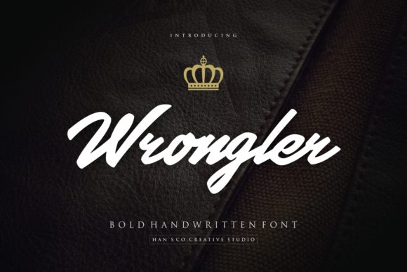 Wrongler: The Handwritten Font for Adventurous Small Business Branding