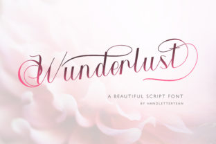 Wunderlust Script Font for Elegant Branding